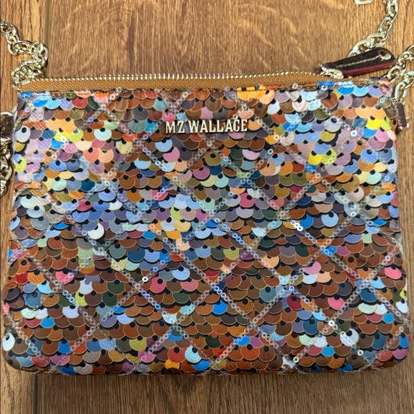 MZ Wallace Colorful Sequin Crossbody Bag like new! - Picture 2 of 4